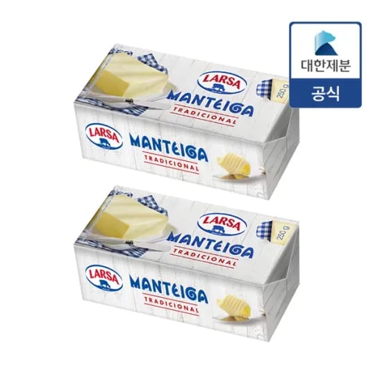 라르사 무염버터 250g 2개