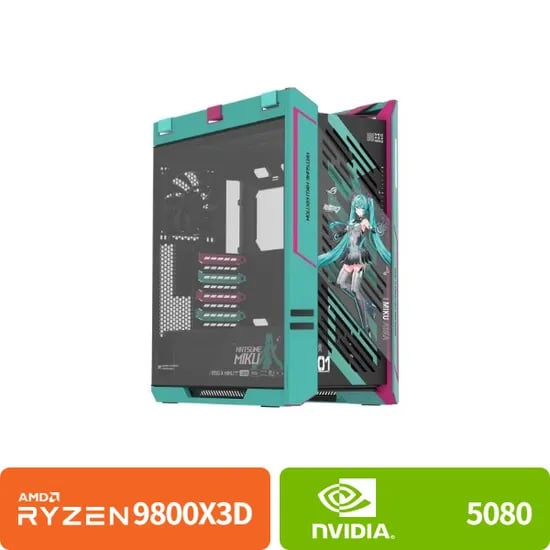 ROG 미쿠 에디션 9800X3D 5080 완본체