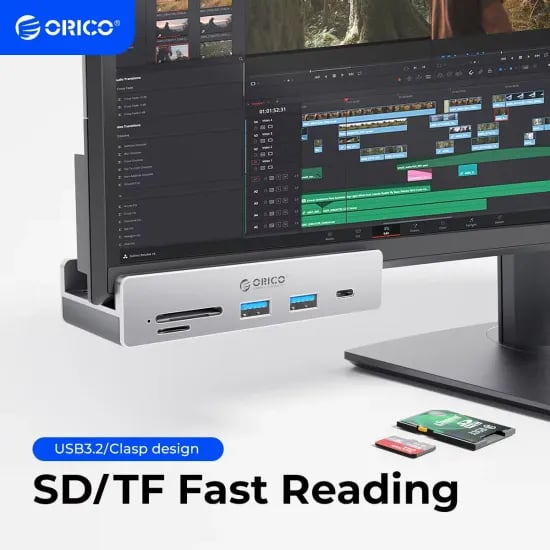 ORICO USB 3.2 클립 허브 충전단자 C타입