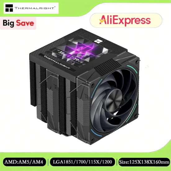 Thermalright PHANTOM SPIRIT 120 VISION EVO 흰 검 듀얼공냉쿨러