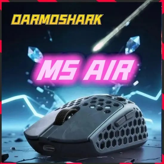 다모샤크 M5 에어 카본 파이버 마우스 31g AW 3950 30000dpi 750IPS