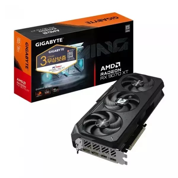기가바이트 라데온 RX9070 XT GAMING OC D6 16GB