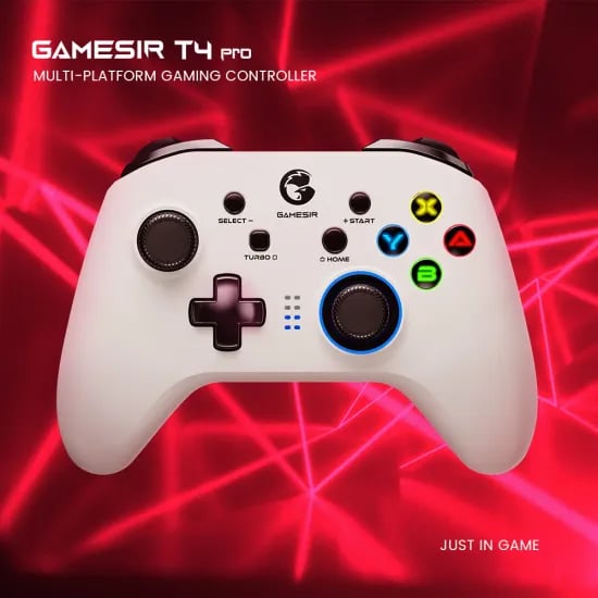 GameSir T4 Pro 화이트 블루투스 컨트롤러