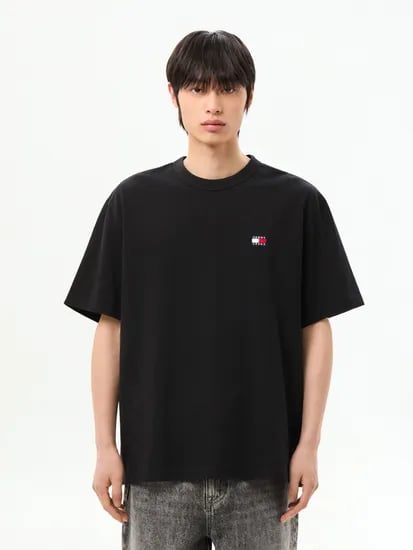 타미진스 릴렉스 배지 반팔 티셔츠