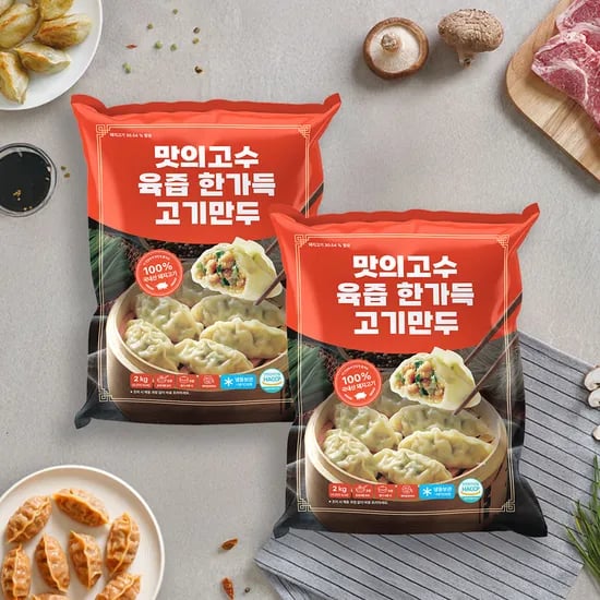 맛의고수 국내산 고기만두 4kg