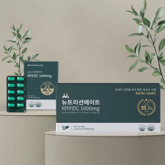 뉴트리션메이트 비타민C 1000mg 100정 (4,640원/네멤무배)