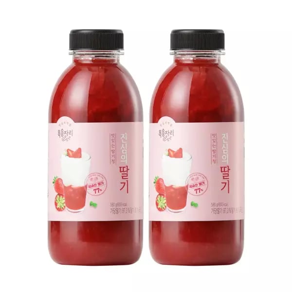 복음자리 진심의 딸기청 580g 2병