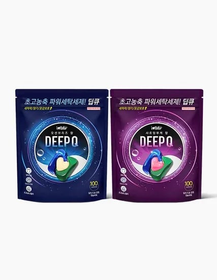 딥큐 3in1 캡슐세제 샤르망부케 100개