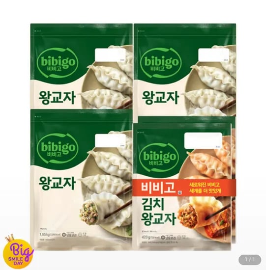 CJ비비고 왕교자 1.05kg x3봉 외 다양 CJ비비고 김치왕교자 420g x2봉