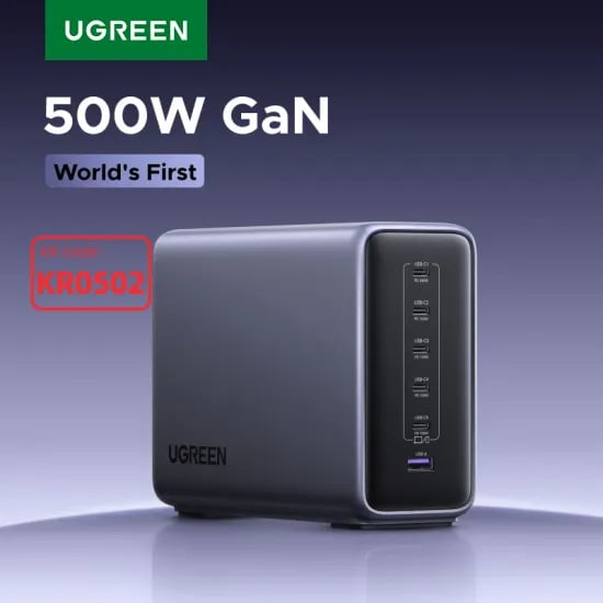 UGREEN 500W GaN 고속충전기