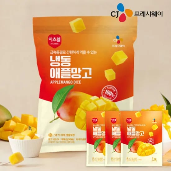 CJ 이츠웰 애플망고 1kg 3개