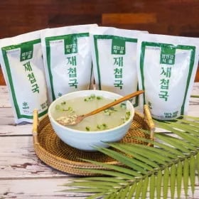 섬진강식품 국내산 재첩국 500g 외 8팩