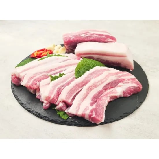 국내산 1+ 한돈 삼겹살 1kg (17,850원 / 무료배송)