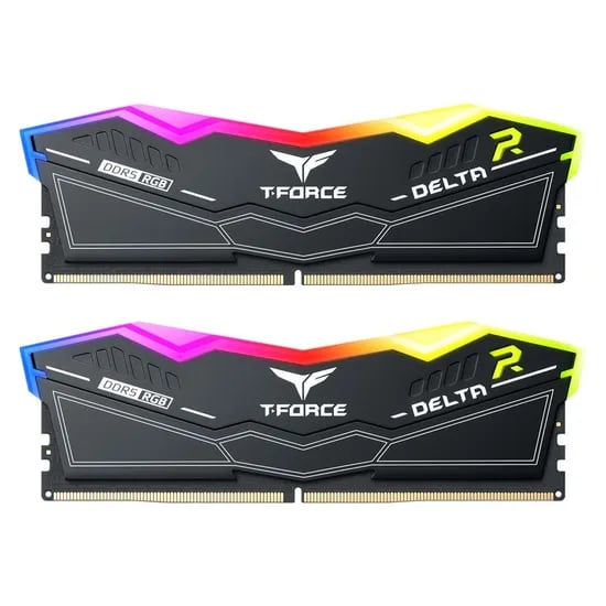 팀그룹 T-Force DDR5 6000 CL30 Delta RGB 블랙 패키지 32GB (557,980원/2,500원)