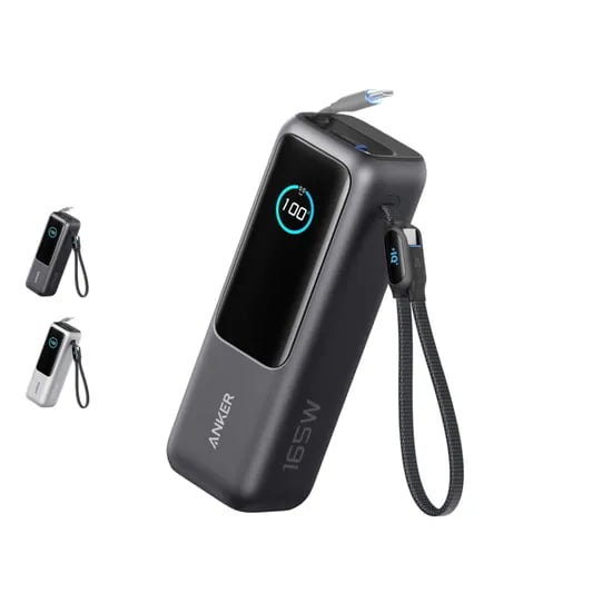 앤커 랩탑 파워뱅크 25000mAh 165W 보조배터리 C타입 케이블 일체형 (국내 정품)