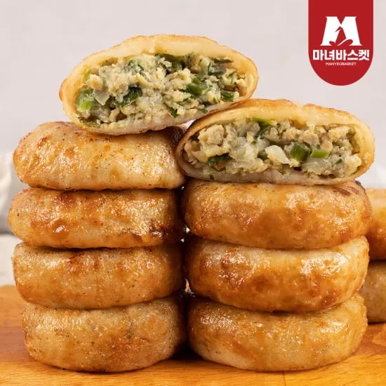 바삭한 만두피 호떡쌀 군만두 1kg x 2팩 10,870원
