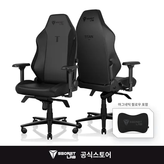 시크릿랩 Secretlab TITAN Evo 블랙 에디션