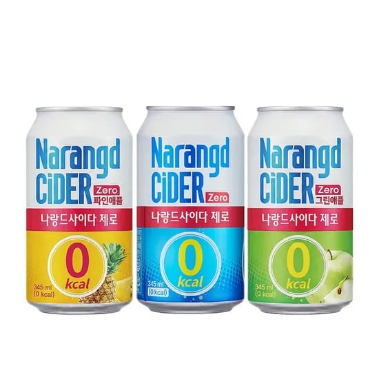 나랑드사이다 제로 3종 345ml 24캔 외 포카리스웨트 24입 (신규 5,000포인트)