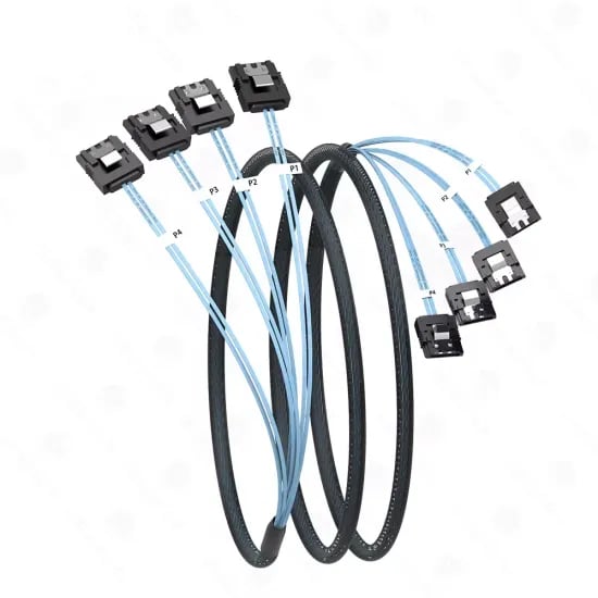 SATA-SATA 케이블 1미터 8포트 <코인샵>