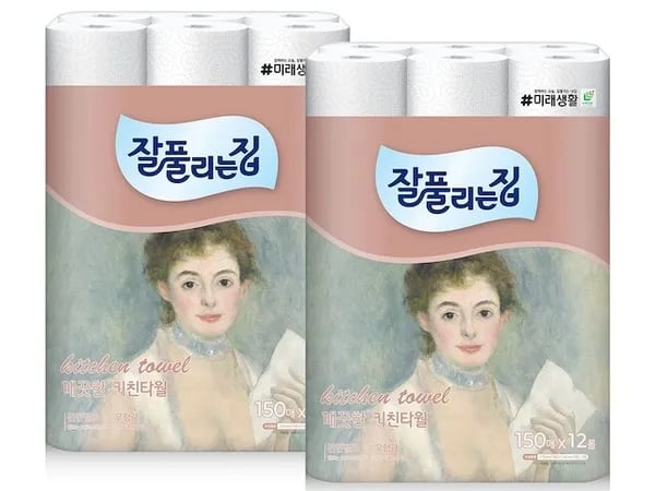 잘풀리는집 키친타월 150매 24롤