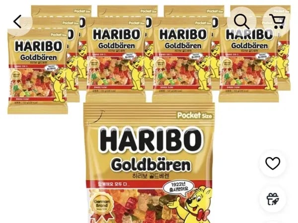 하리보 골드베렌100g 10개(8,510원)