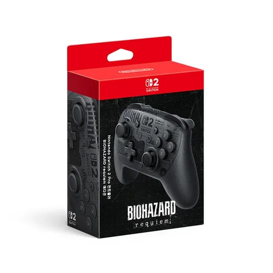 NS2 프로 컨트롤러 바이오하자드 레퀴엠 에디션 / 129,800원