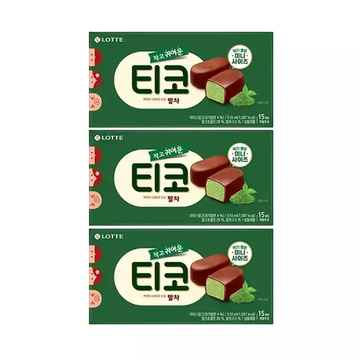티코 말차 510ml, 3개 (15,960원/무료)