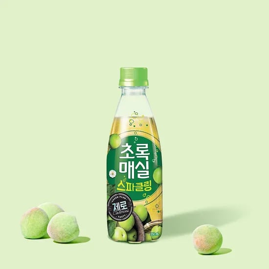 초록매실 스파클링 제로 350mL 20개