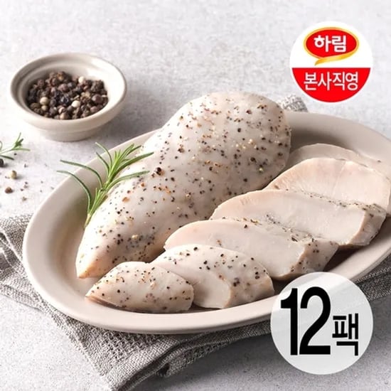 하림냉장 수비드닭가슴살 12팩