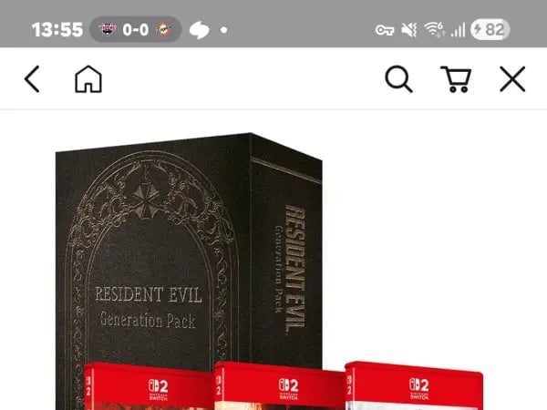 바이오하자드 제너레이션 팩 초회판 (119,800원 / 3,000원)