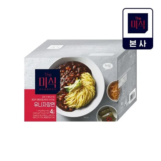 더 미식 유니짜장 4인분(5,220원/배송3,000원)