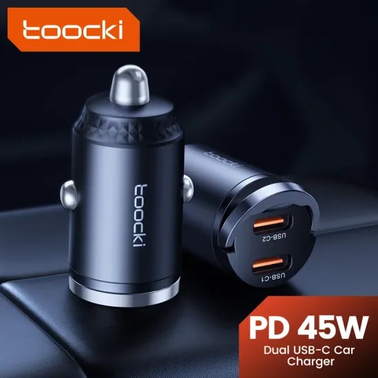 코인딜 Toocki 45w 듀얼 차량용 충전기 3,167원