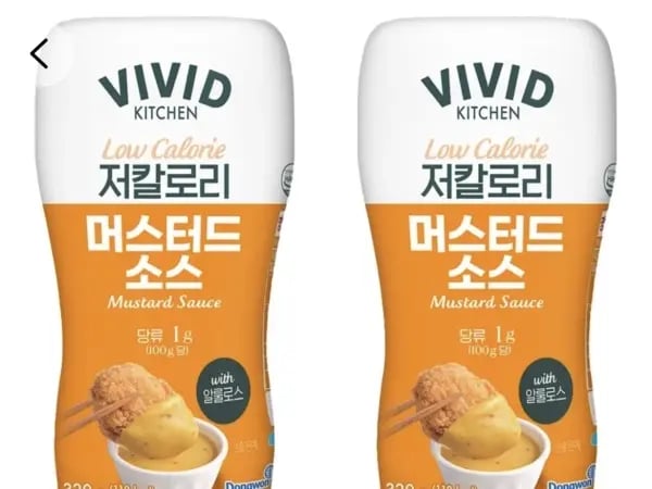 비비드키친 저칼로리 머스터드소스 320g 2개