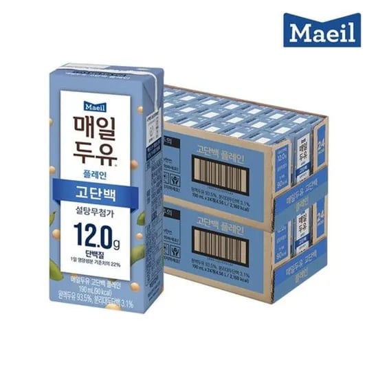 매일두유 고단백 190ml 48팩 27,900원
