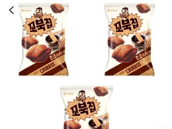꼬북칩 초코츄러스, 120g, 3개 (4,400원/무료)