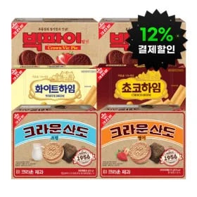 딸기/크림 산도, 초코/화이트 하임, 빅파이 216g 2개 외 다양