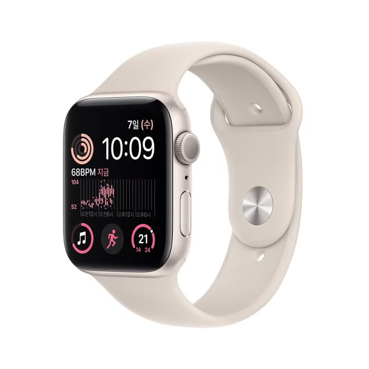 애플워치 SE2 44mm GPS 스타라이트 (184,500원)