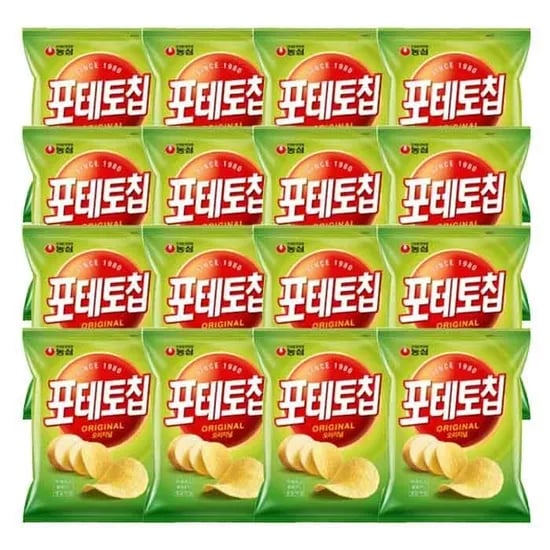 농심 포테토칩 16봉세트 (13,890원/무료)