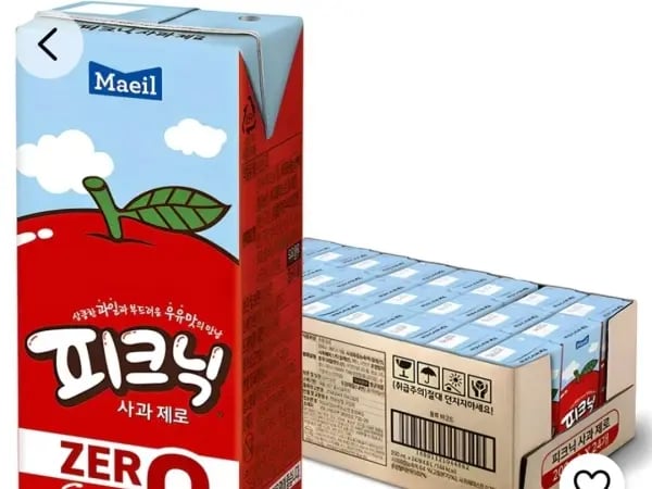 피크닉 제로 사과 200ml 24개 (8,900원)