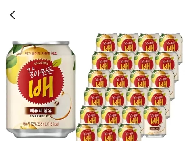 갈아만든배 238ml 24캔 (10,370원/무료)