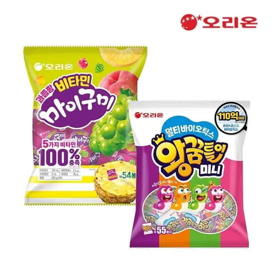 멀티바이오틱스왕꿈틀이미니55P+비타민마이구미미니54P/페이14,760원