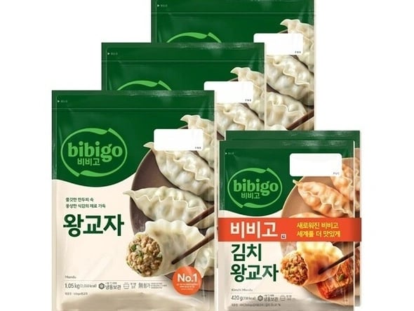 비비고 왕교자 1.05kg 3봉+김치 420g 2봉 (27,920원)