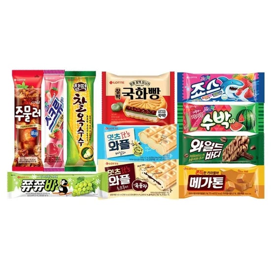 쭈쭈바 샌드바 아이스크림 최대 40개 골라담기
