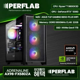 라이젠7 9800X3D RTX5080 완본체