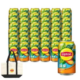 립톤 아이스티 복숭아맛 제로 355ml 48캔