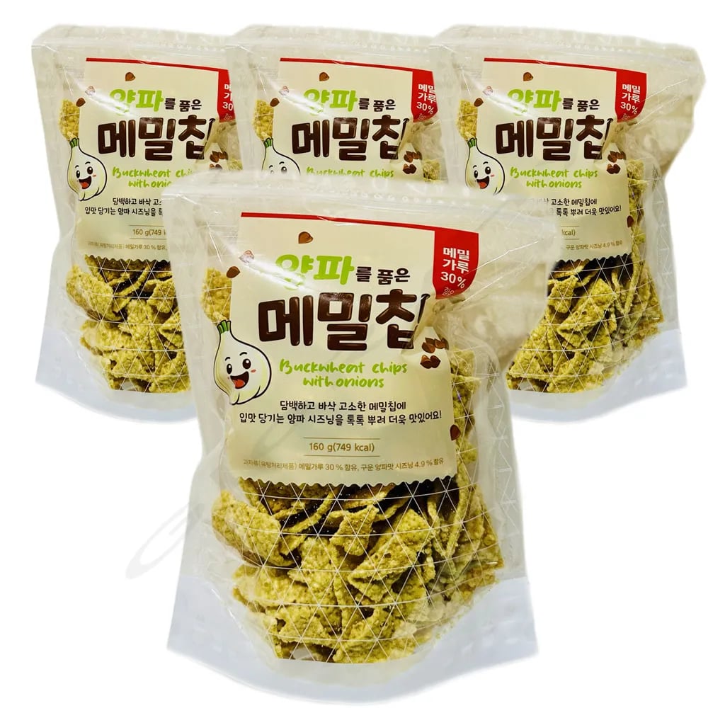 메밀칩 과자 160g 6봉 랜덤