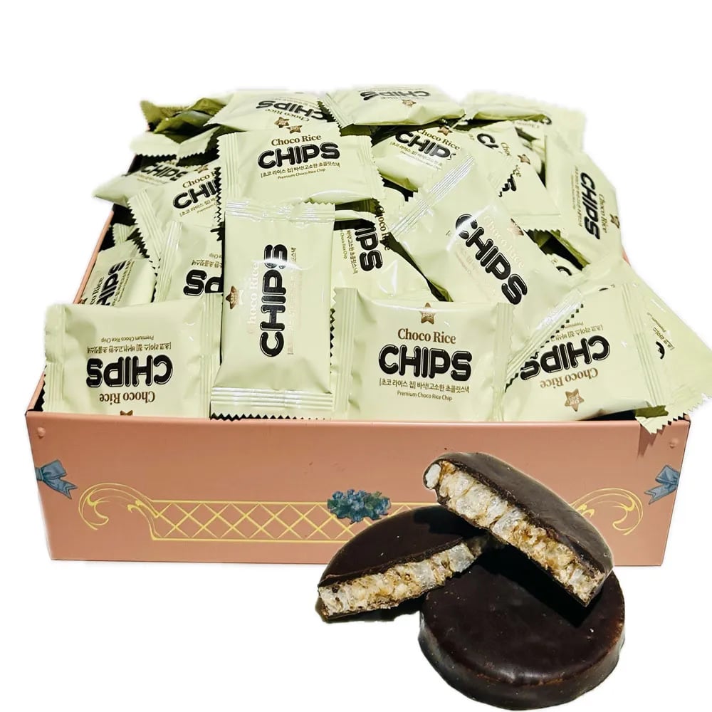 밀크 크런치 초코칩 과자 10g*45개 개별포장 나눔간식 DAEYOU