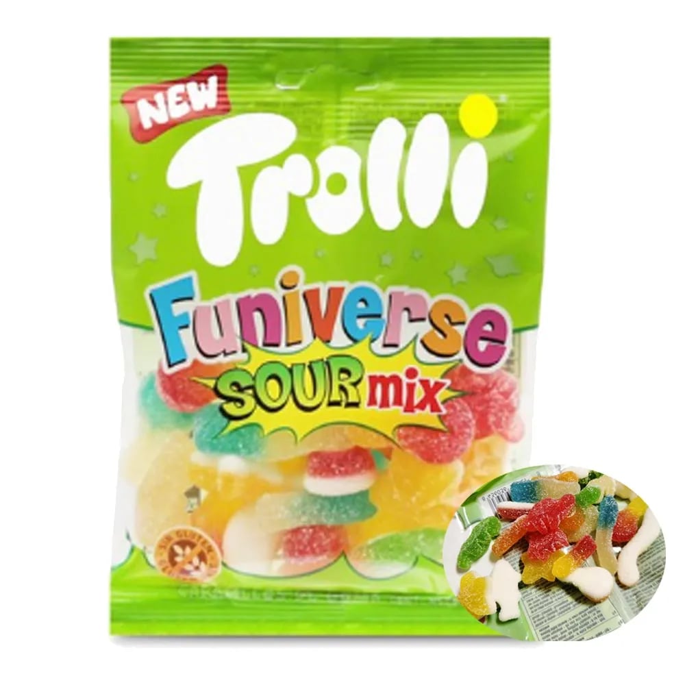 트롤리퍼니 새콤젤리 피니웜젤리 100g x 4개입 랜덤