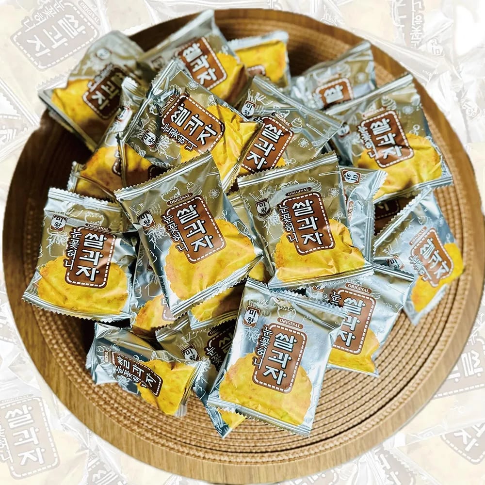 크리스눈꽃 꿀쌀과자 7g x 89개입 맛 랜덤 포장