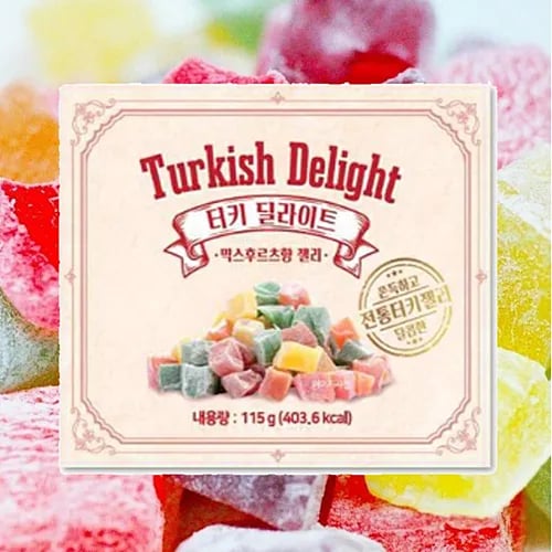 터키 딜라이트 믹스후르츠향 젤리 115g x 5봉 575g
